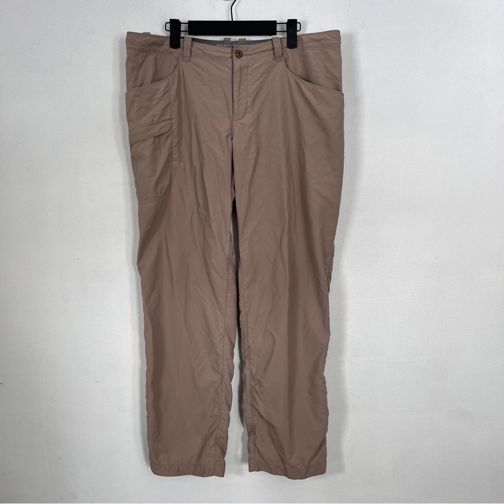 Mountain Hardwear Tan Nylon Hiking Outdoor Pants Women's Size 12